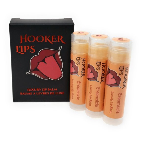 Hooker Lips Luxury Lip Balm Creamsicle 3 Pack - Picture 1 of 3